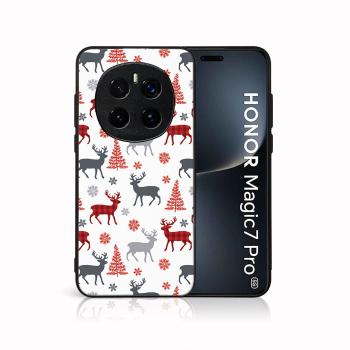 MY ART Kryt s vianočným dizajnom Honor Magic7 Pro 5G DEER (068)