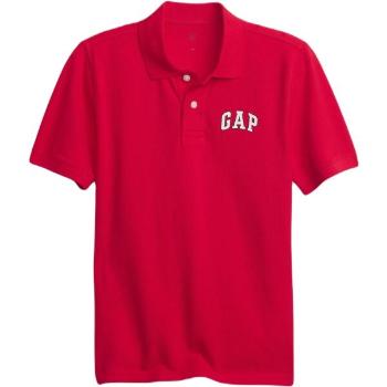 GAP LOGO PIQUE POLO Dětské tričko, červená, velikost