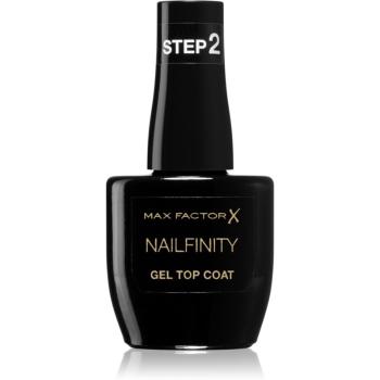 Max Factor Nailfinity Gel Top Coat gelový vrchní lak na nehty odstín 100 The Finale 12 ml