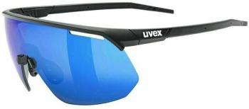 UVEX Pace One Black Mat/Mirror Blue Kerékpáros szemüveg