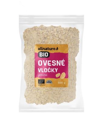 Allnature Ovesné vločky jemné BIO 500 g