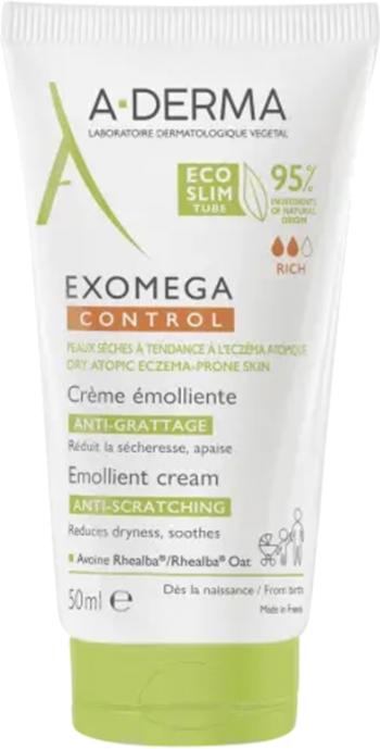 A-DERMA Krém pro suchou pokožku se sklonem k atopickému ekzému Exomega Control (Emollient Cream) 50 ml