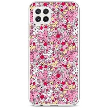 TopQ Samsung A22 silikon Pink Bunnies 65158 (Sun-65158)