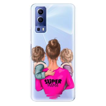 Odolné silikonové pouzdro iSaprio - Super Mama - Two Boys - Vivo Y52 5G