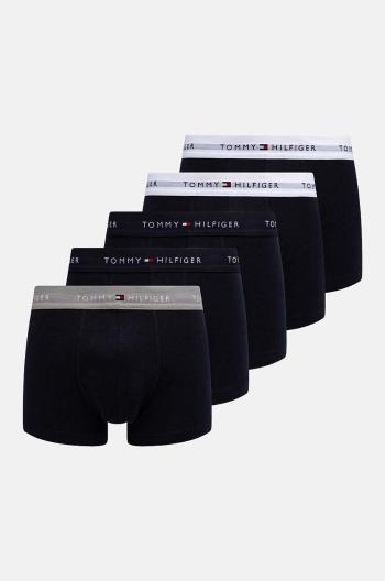 Boxerky Tommy Hilfiger 5-pack pánské, tmavomodrá barva, UM0UM03061