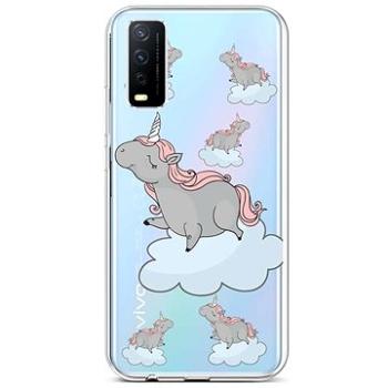 TopQ Vivo Y20s silikon Grey Unicorns 66967 (Sun-66967)