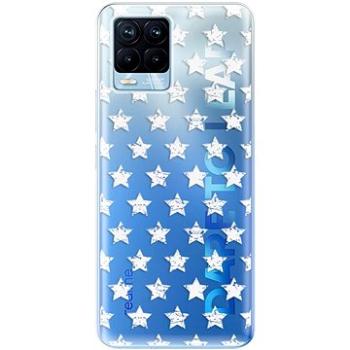 iSaprio Stars Pattern - white pro Realme 8 / 8 Pro (stapatw-TPU3-RLM8)