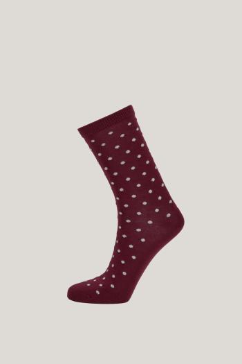 PONOŽKY GANT DOT SOCKS PLUMPED RED