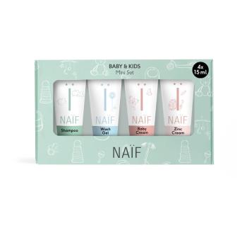 NAIF Miniatury kosmetiky pro děti a miminka Set 4x15 ml