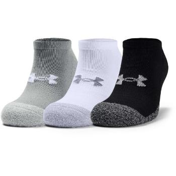 Under Armour HEATGEAR NO SHOW 3PK Unisex ponožky, mix, velikost