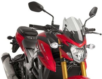 Motor plexi PUIG NEW. GEN SPORT füstszínű, SUZUKI GSX-S 750 (2017-2019) járművekhez