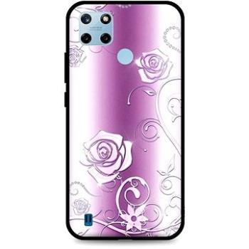 TopQ Kryt Realme C25Y silikon Abstract Roses 70517 (Sun-70517)