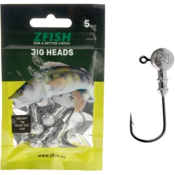 Zfish jig hlavička jig head 5 ks - háček 3/0 - 10 g