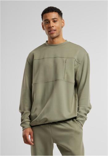 Urban Classics Scuba Zip Pocket Crew palegreen - L