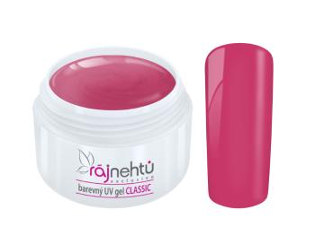 Ráj nehtů Barevný UV gel CLASSIC - Fuchsia Red 5ml