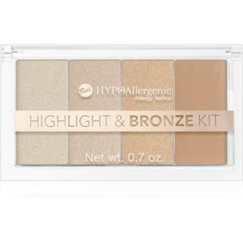 Bell Hypoallergenic t & Bronze Kit konturovací a rozjasňující paleta 20 g