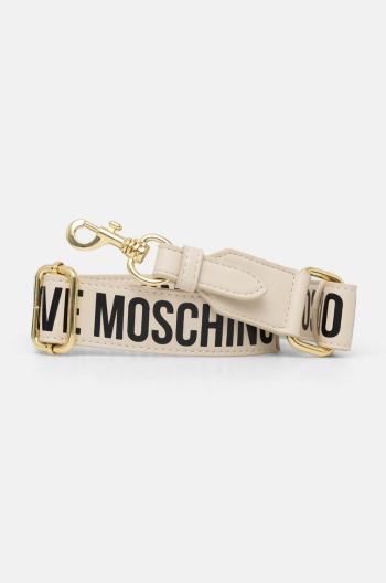 Popruh na kabelku Love Moschino béžová barva, JC6404PP1LLV100A