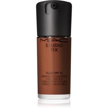 MAC Cosmetics Studio Fix Fluid SPF 15 24HR Matte Foundation + Oil Control matující make-up SPF 15 odstín NC63 30 ml