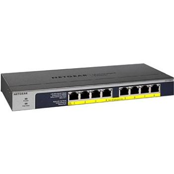 NETGEAR, 8PT POE/POE+GIGABIT UNMANAGED SWCH (GS108PP-100EUS)