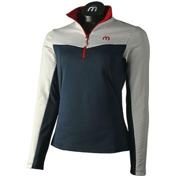 Mico MAGLIA 1/2 COLLO 1/2 ZIP W X-PERF Dámská mikina, tmavě modrá, velikost