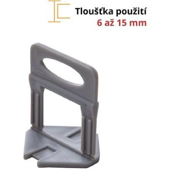 Spony obkladačské plastové, 4 mm, 100 ks, 6 - 15 mm, LEVELYS (484SP1104)