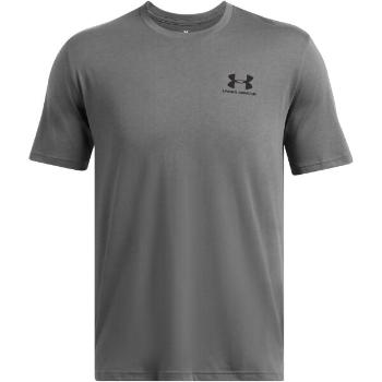 Under Armour SPORTSTYLE Pánské triko, tmavě šedá, velikost