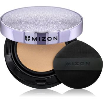 Mizon Vegan Collagen Cushion SPF38 PA++ dlouhotrvající make-up v houbičce s vysokou UV ochranou odstín #23 Natural Sand Beige 2x15 g