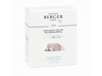 Maison Berger Paris Náhradní náplň do difuzéru do auta Čistá bavlna Cotton Caress (Car Diffuser Recharge/Refill) 2 ks