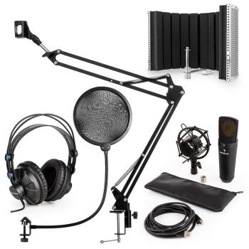 Auna MIC-920B USB MIKROFONNÍ SADA V5 SLUCHÁTKA, MIKROFON, MIKROFONNÍ RAMENO, POP FILTR, MIKROFONNÍ PANEL