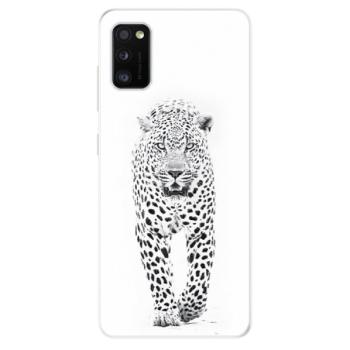 Odolné silikonové pouzdro iSaprio - White Jaguar - Samsung Galaxy A41