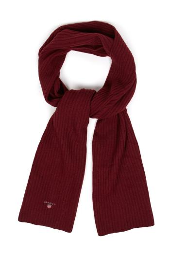 ŠÁLA GANT UNISEX. WOOL KNIT SCARF ROSEWATER