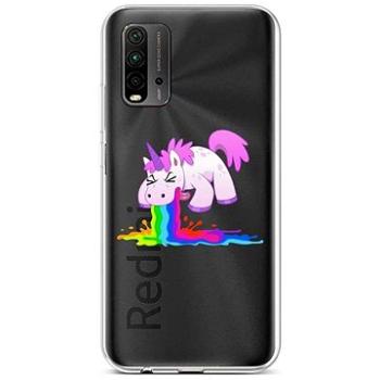 TopQ Xiaomi Redmi 9T silikon Rainbow Splash 65095 (Sun-65095)