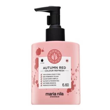 Maria Nila Colour Refresh vyživujúca maska ​​s farebnými pigmentmi pre oživenie červených odtieňov Autumn Red 300 ml