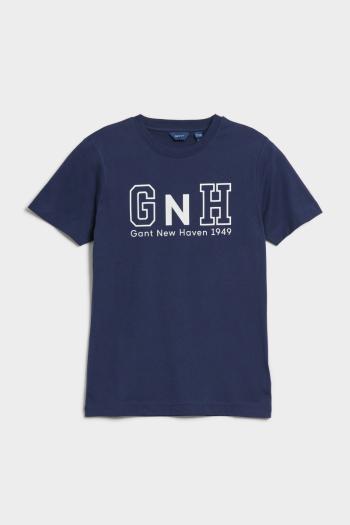 TRIČKO GANT NEW HAVEN RELAXED T-SHIRT CLASSIC BLUE