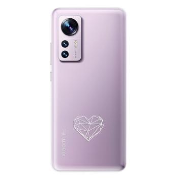 Odolné silikonové pouzdro iSaprio - čiré - Digital Love - Xiaomi 12 / 12X