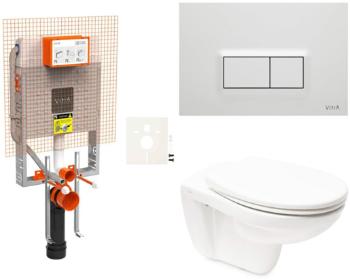 Závesný wc set na zamurovanie VitrA Normus SIKOVZNOR54600