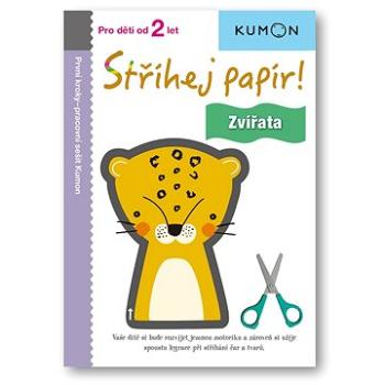 Stříhej papír! Zvířata: Pro děti od 2 let, Pracovní sešit Kumon (978-80-256-3116-4)