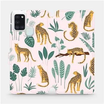 Flip pouzdro na mobil Samsung Galaxy A21S - MP07S Leopardi (5903516784189)