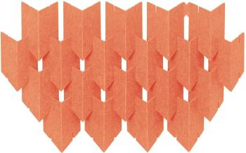 Mega Acoustic DART-PET 12 Pieces Orange Absorpční penový panel