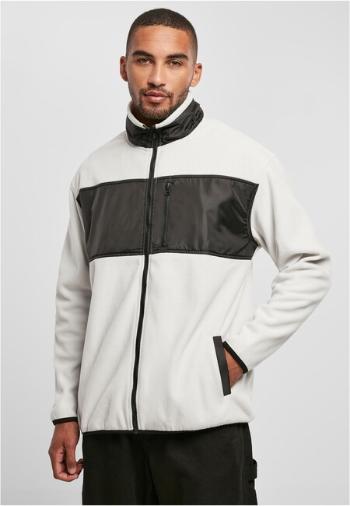 Urban Classics Patched Micro Fleece Jacket wolfgrey - XL