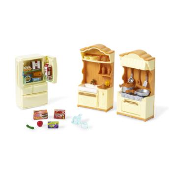 Sylvanian Families venkovský dům, kuchyně s lednicí