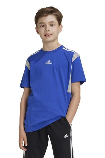 Dětské bavlněné tričko adidas B T CB tmavomodrá barva, JH1080