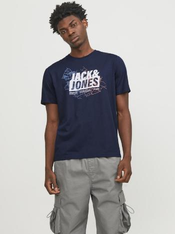 Jack & Jones Map Triko Modrá