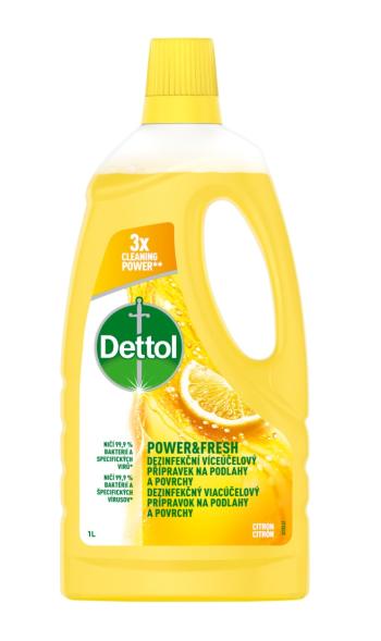 Dettol Power&Fresh Dezinfekční víceúčelový přípravek Citron 1 l