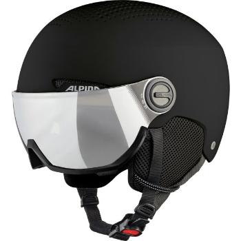 Alpina Sports ARBER VISOR Q-LITE Lyžařská helma, černá, velikost