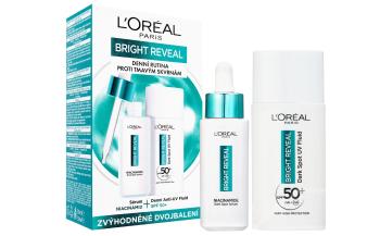 Loréal Paris Bright Reveal set sérum 30 ml + Anti-UV fluid 50 ml