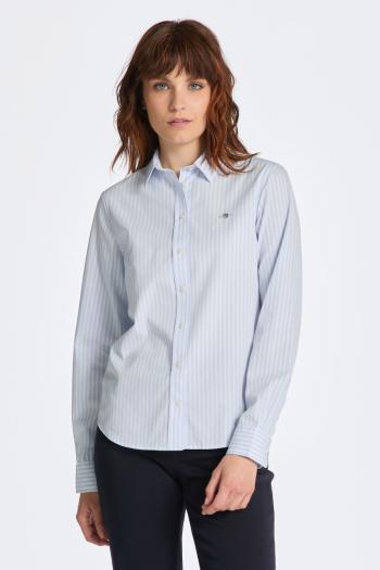 KOŠILE GANT REG POPLIN STRIPED SHIRT LIGHT BLUE