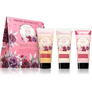 La Florentina Rose Hand Cream, Shower Gel and Body Lotion dárková sada