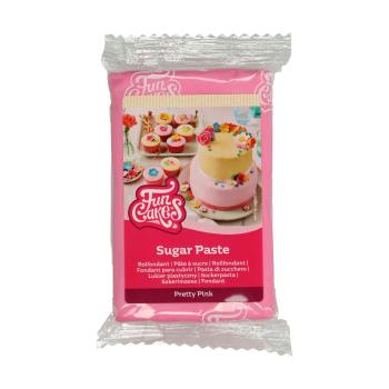 Cakesupplies Růžový rolovaný fondant Pretty Pink (barevný fondán) 250 g