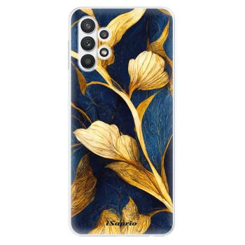 Odolné silikonové pouzdro iSaprio - Gold Leaves - Samsung Galaxy A32 5G